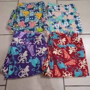 Lularoe Disney Tall & Curvy Leggings Lot of 4
